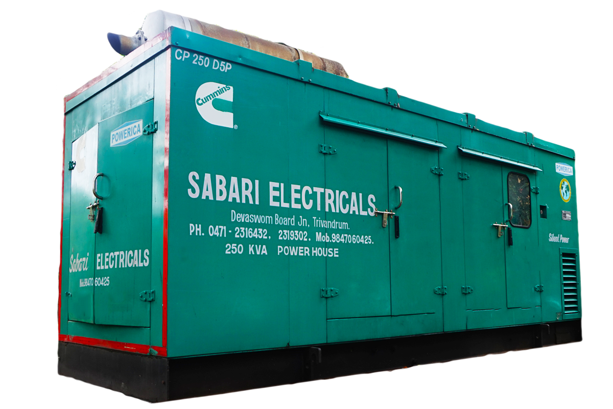 Sabari Electricals THE LEADING DIESEL GENERATOR RENTAL COMPANY IN
